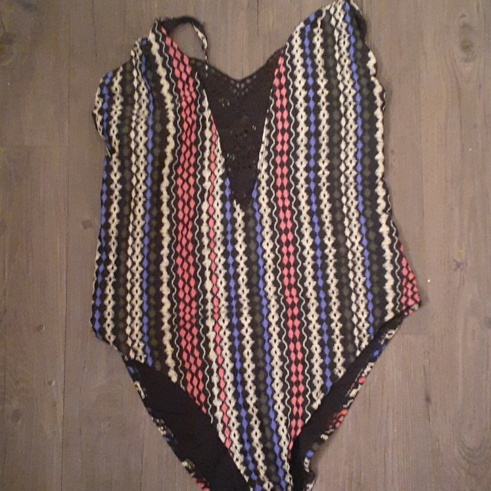 One piece bathing suit